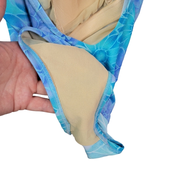 Aqua Culture Vintage Summer Pool Beach Swimwear One Piece Swuimsuit Size 6 NWT - Picture 9 of 9